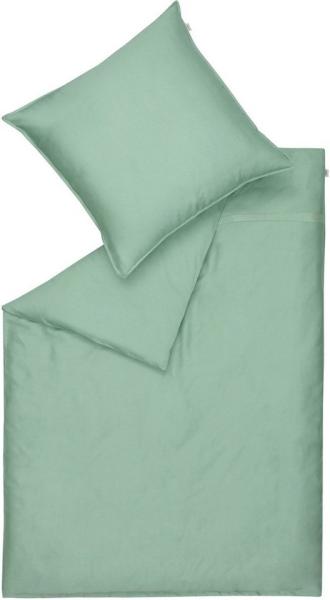 SCHÖNER WOHNEN-Kollektion Bettwäsche PURE 2.0 Ganzjahresbettwäsche, Baumwolle, 1 teilig, 155x220 + 80x80 in Lindgrün