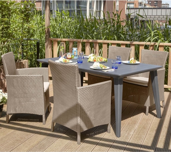 Keter Gartensessel Iowa Cappuccino 215519 408945