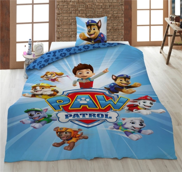 Paw Patrol Bettwäsche 140x200 cm + Kissenbezug 65x65 cm Baumwolle Bild 3