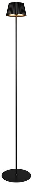 Reality Leuchten LED Außen Akku Stehleuchte Suarez R47706132, Metall Schwarz matt, inkl. 1.5 Watt LED, 4-fach Touch