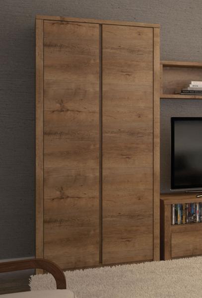 Kleiderschrank Montana Mehrzweckschrank 90cm eiche lefkas grifflos