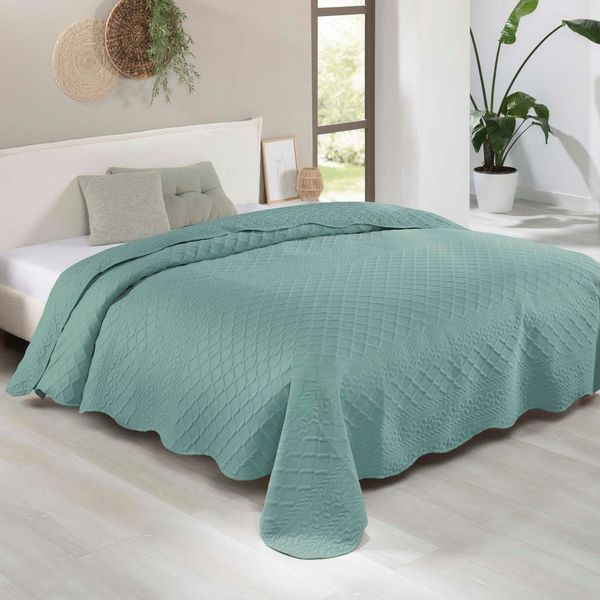 Delindo Lifestyle Tagesdecke Rocco, 3D Steppmuster Struktur, elegant, Bettüberwurf in 220x240 cm
