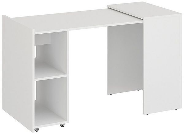 KOMTO Schreibtisch KOMTO Schreibtisch mit Stauraum – PC Tisch, Tisch FOLDY 128x60x75 cm
