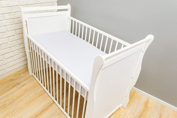 Amilian Spannbettlaken Spannbetttuch für Babybett Kinderbett Baby 100% Baumwolle 120x60 cm, Gummizug: an den Ecken, in vielen Mustern erhältlich