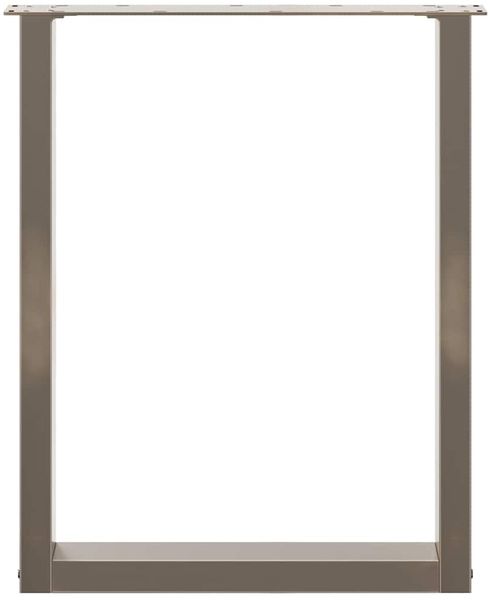 vidaXL Esstischbeine U-Form 3 Stk. Naturstahl 70x(72-73) cm Stahl 4013203 Bild 5