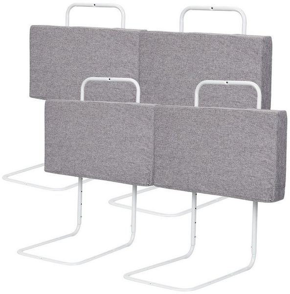 Clanmacy Bettschutzgitter Bettgitter Bettschutzgitter Kinder Verstellbares Seitenschutz 4x50cm (4 St)