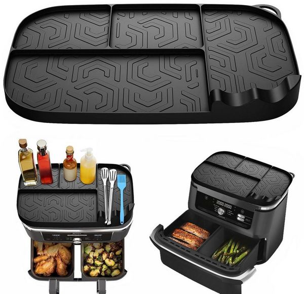 Agger Silikonform Airfryer Zubehör für Ninja AF400EU/AF451EU/AF500EU/DZ400EU, Heißluftfritteuse Zubehör Spülmaschinenfest