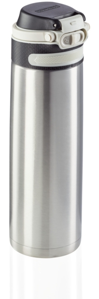 Isolierbecher Flip 600ml silber