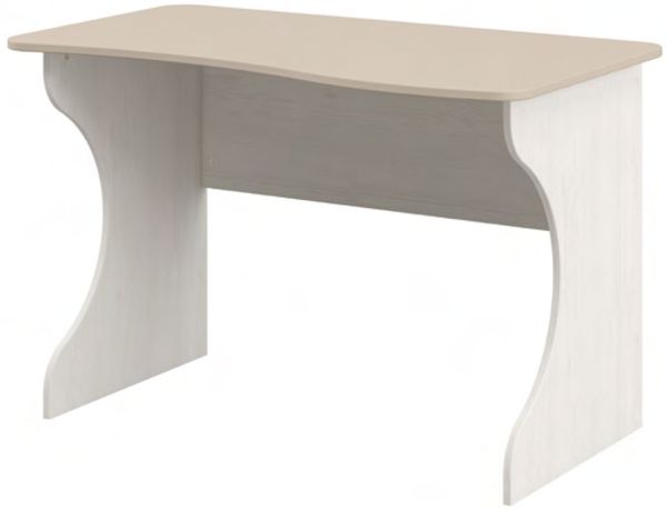 Schreibtisch ""Kombi"" Computertisch 110x81cm pinie natur gebleicht cappuccino