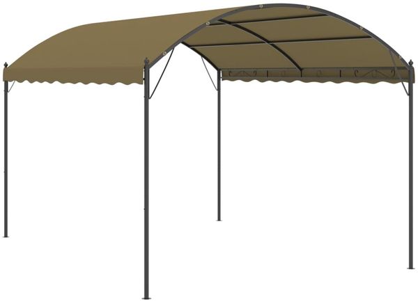 vidaXL Pavillon 4x3x2,6 m Taupe 180 g/m² 312217 Bild 2