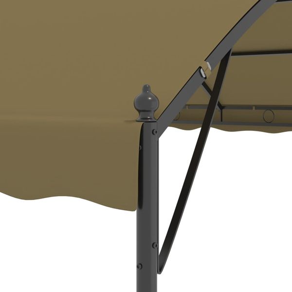vidaXL Pavillon 4x3x2,6 m Taupe 180 g/m² 312217 Bild 5
