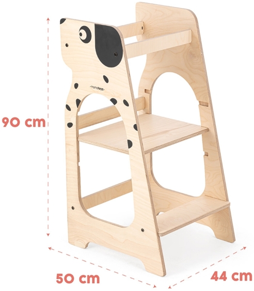 MamaToyz Holz Lernturm Kule Hund | Natur | Bild 3