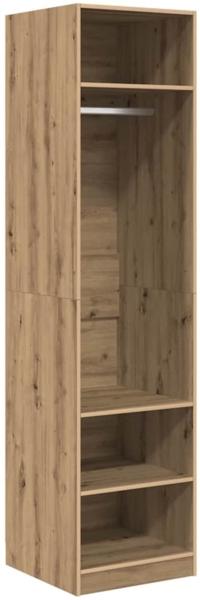 vidaXL Kleiderschrank Artisan-Eiche 50 x 50 x 200 cm Holzwerkstoff 875010