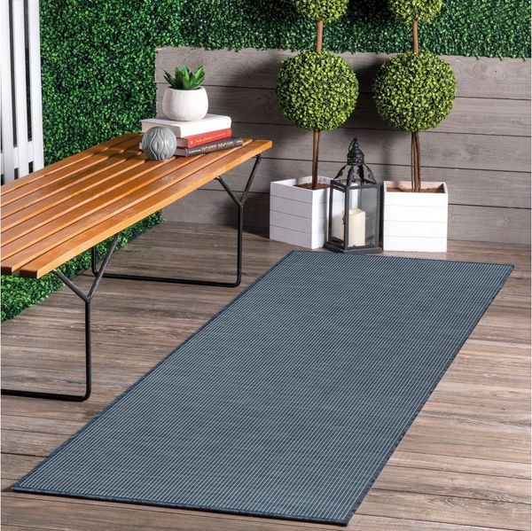 Jimri Outdoorteppich Key West, Rund, Outdoor Teppich Balkonteppich Terassenteppich