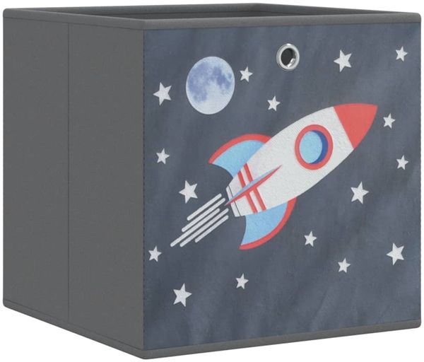 vidaXL Faltboxen 10 Stk. Grau 32x32x32 cm Vlies 4018988 Bild 3
