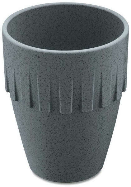 Koziol Becher Cappuccino Connect, Kaffeebecher, Tasse, Kaffeetasse, Thermoplastischer Kunststoff, Organic Deep Grey, 300 ml, 4080673