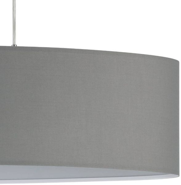 Eglo 'Pasteri' Pendelleuchte ohne Leuchtmittel, E27, Textil, Grau, 110 x 28 x 100 cm