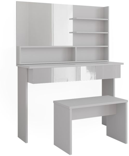 Schminktisch Azur Weiß 120 cm mit Bank Vicco