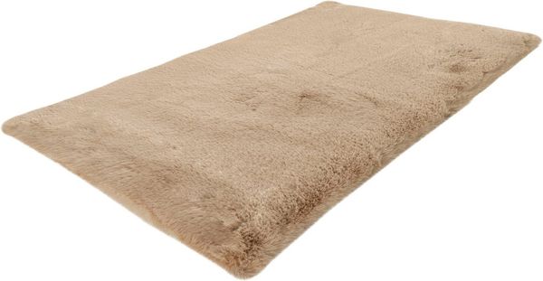 Kayoom Badematte Rabbit, Höhe 22 mm, rutschhemmend beschichtet, fußbodenheizungsgeeignet, Polyester, rechteckig, weiche Kaninchenfell Haptik, Badezimmer, Kinderzimmer, Schlafzimmer