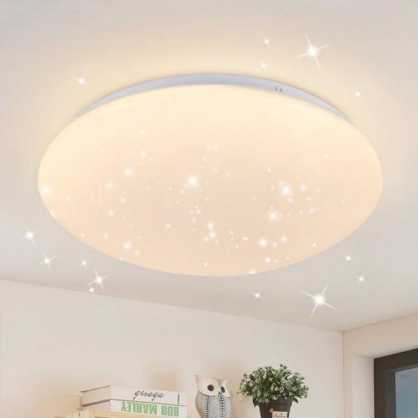 Nettlife LED Deckenleuchte Sternenhimmel Kinderzimmer 18W 3000/4000/6000K Ø30cm Rund, LED fest integriert, Schlafzimmer Küche Flur Bild 1