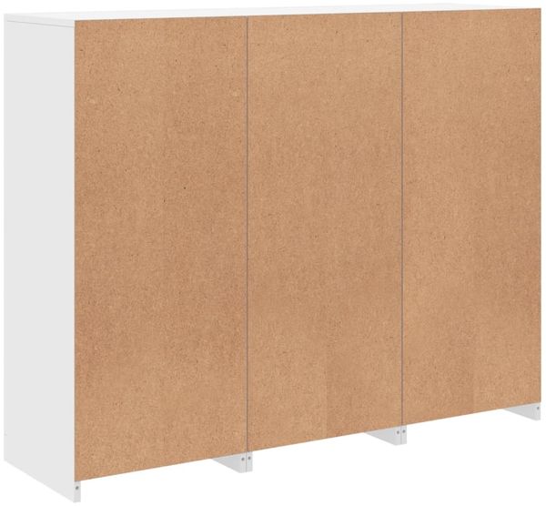 vidaXL Sideboards mit LED-Leuchten 3 Stk. Weiß Holzwerkstoff 3209100 Bild 10