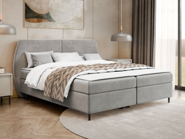 Boxspringbett Lymid (Farbe: Wave 15, Größe: 180x200)