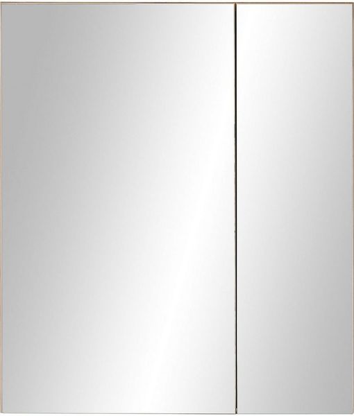 AUSTIN Spiegelschrank Bad in Artisan Eiche Optik FSC-zertifiziert - Badezimmerspiegel Schrank mit viel Stauraum - 60 x 70 x 20 cm (B/H/T)