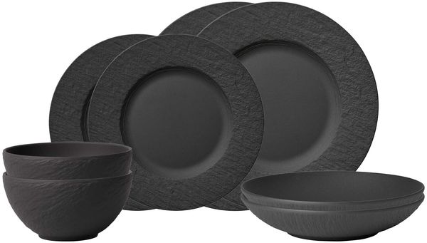 Villeroy & Boch Manufacture Rock Einsteiger-Set 8-teilig