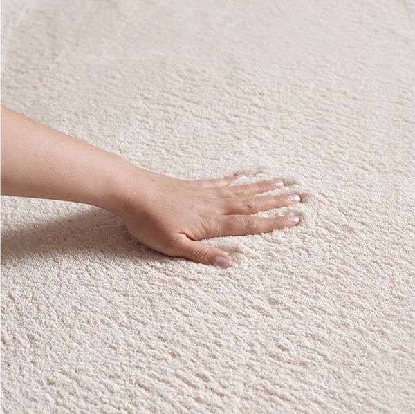 Carpetia Teppich Design Teppich beige moderne Wellenform, rechteckig, Höhe: 19 mm