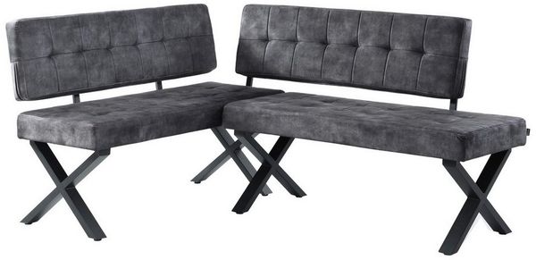 B&D home Eckbank EKA (2-St), beidseitig montierbar, gepolstert, mit Rückenlehne