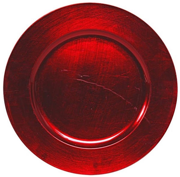 Annastore Platzset 6 x Platzteller im Vintage-Look mit unverwechselbarer Antik-Finish, Ø 33 cm, Dekoteller, Weihnachtsteller Bild 2