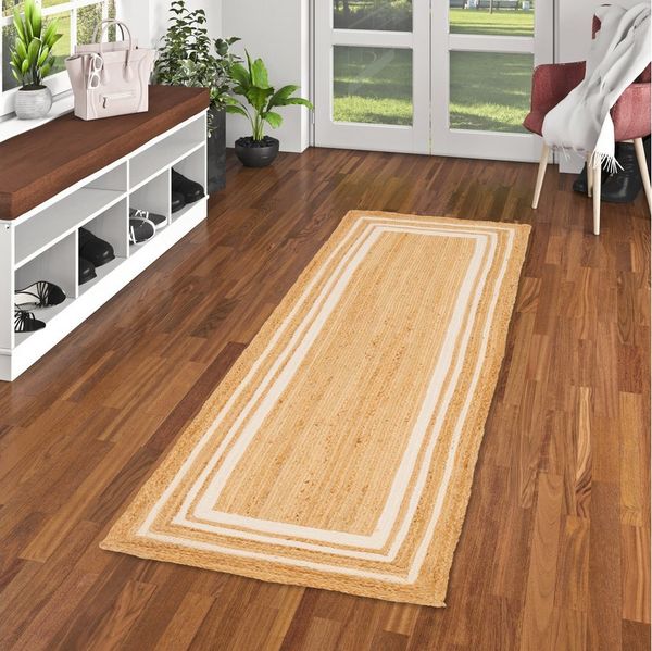 Pergamon Sisalteppich Naturfaser Teppich Läufer Jute Salsa, Rechteckig, Höhe: 10 mm