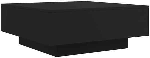 Couchtisch, Sofatisch Schwarz 80x80x31 cm Holzwerkstoff