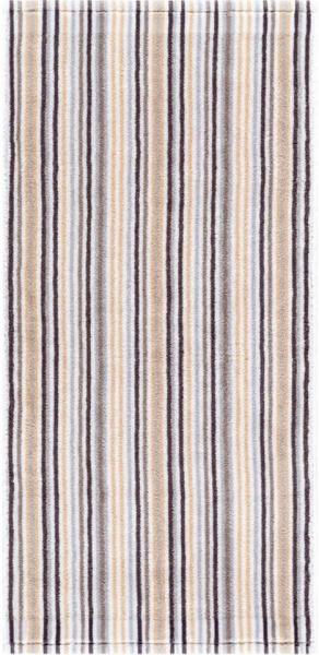 Combi Stripes Duschtuch 70x140cm grau 500g/m² 100% Baumwolle