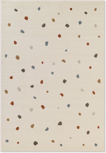 HANSE Home Kinderteppich Funny Dots, rechteckig, Höhe: 8 mm, Spielteppich, fest, Kinderzimmer, Kurzflor, Spielunterlage