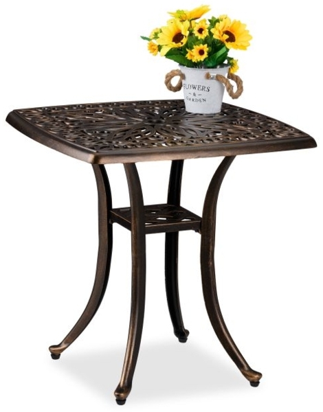 Eckiger Gartentisch Vintage 10050819