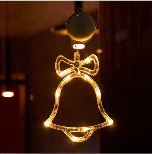 Qualra LED-Lichterkette LED Sterne Weihnachtsbeleuchtung Lichterkette Fensterbeleuchtung, Batterie Warmweiß Inner Weihnachten