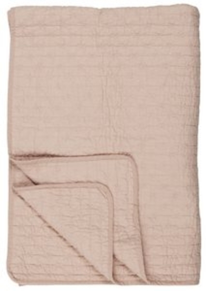 Ib Laursen - Decke Quilt Tagesdecke Überwurf 180x130cm Rosa Kreuzstiche 07961-43 Bild 6