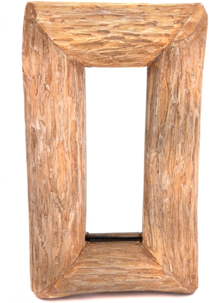 Wandspiegel Base B 35x20 cm, Massivholz naturfarben