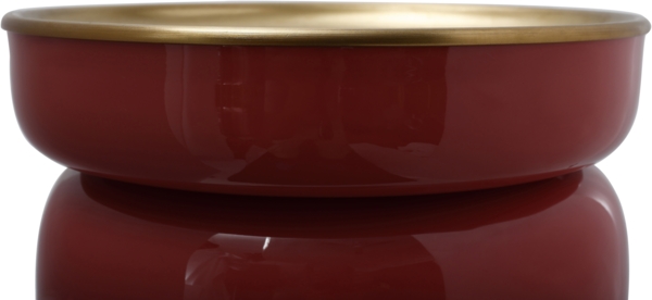 Beistelltisch Art Deco 175 Koralle / Gold Bild 3