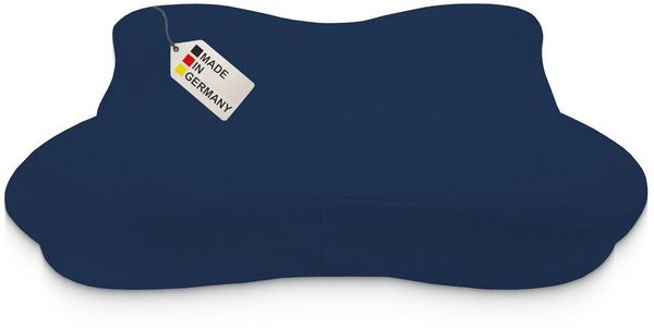 DUKAL Kissenbezug Derila (Ergo) Memory Foam Kissen, 100% Baumwolle, (1 Stück), aus hochwertigem Doppel-Jersey, mit Spannumrandung, Made in Germany
