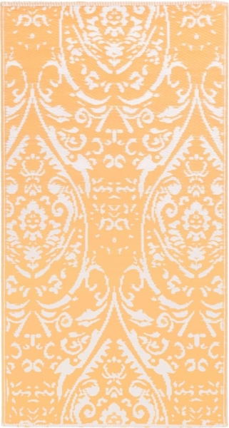 vidaXL Outdoor-Teppich ARAKIL Orangefarben und Blau 80x150 cm PP 310460
