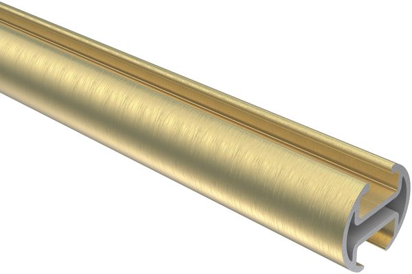 Innenlaufprofil 160 cm, 20 mm Ø Messing-Optik