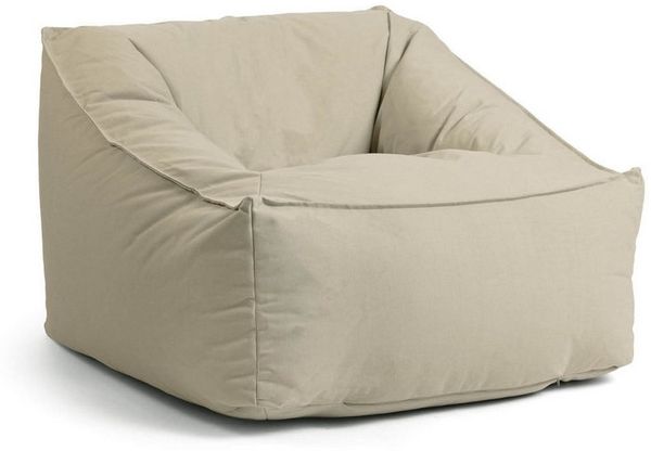 mokebo Sitzsack Der Sunnyboy (für drinnen & draußen), Bean Bag Outdoor für Kinder & Erwachsene, Gartenliege in Sand