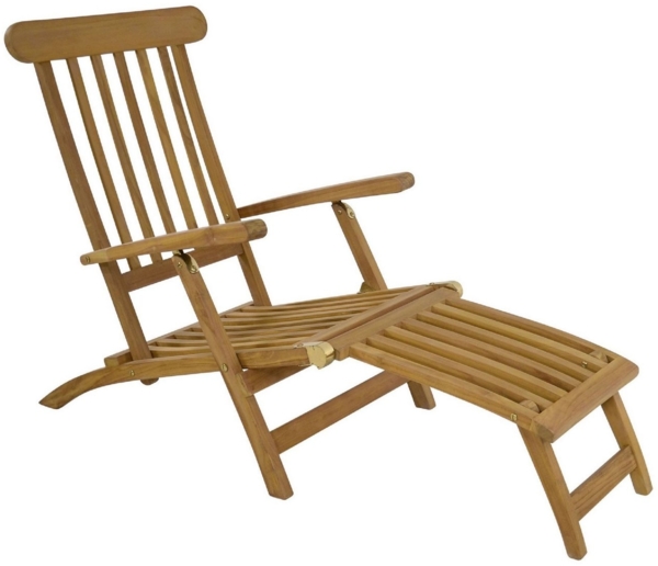 Lesli Living Gartenliege Lesli Living Deckchair "Derry" Teak