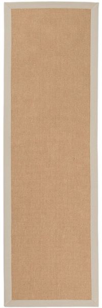 carpetfine Sisalteppich Sisal, auch als Läufer erhältlich, rechteckig, Höhe: 5 mm, mit farbiger Bordüre, Anti Rutsch Rückseite, viele Größen, Wohnzimmer