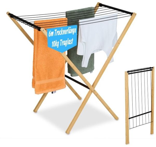 Relaxdays Klappbarer Wäscheständer