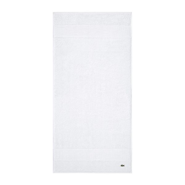 Lacoste Frottier Handtücher Lecroco|Gästetuch 40x60 cm| blanc