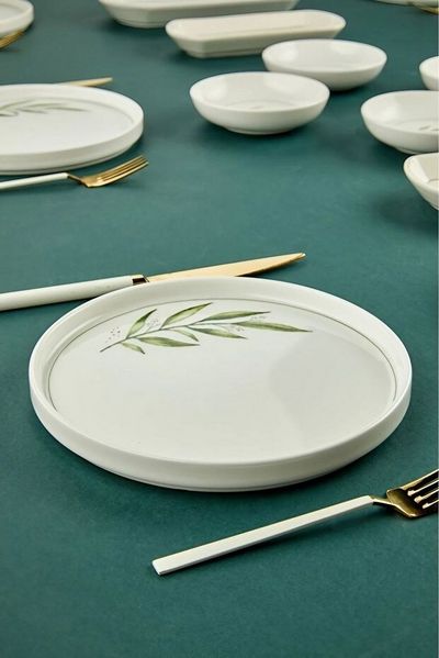 Hermia Concept Frühstücks-Geschirrset Bohemisch (14-tlg), 6 Personen, Keramik, 14-teiliges Set für 6 Personen