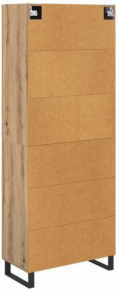 vidaXL Highboard Artisan-Eiche 69,5 x 34 x 180 cm Holzwerkstoff 3415926 Bild 10